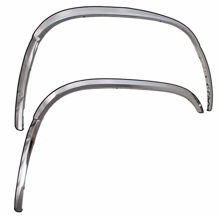 Coast2Coast Full Wheel Well, Polished, Stainless Steel, 1-1/2" Front And Rear Width, With Trim For 4 Fenders CCIFTC164